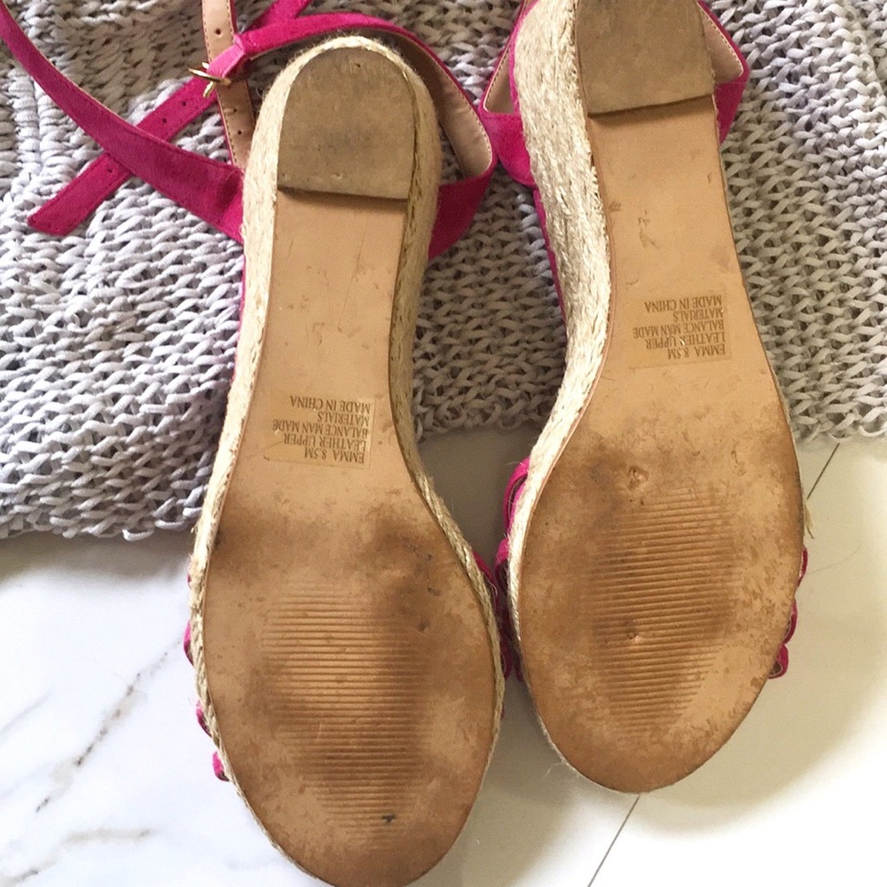 Fitzwell Emma Fuschia Wedge Espadrille - Picture 12 of 14